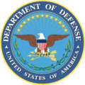 United States Department of Defense logo.