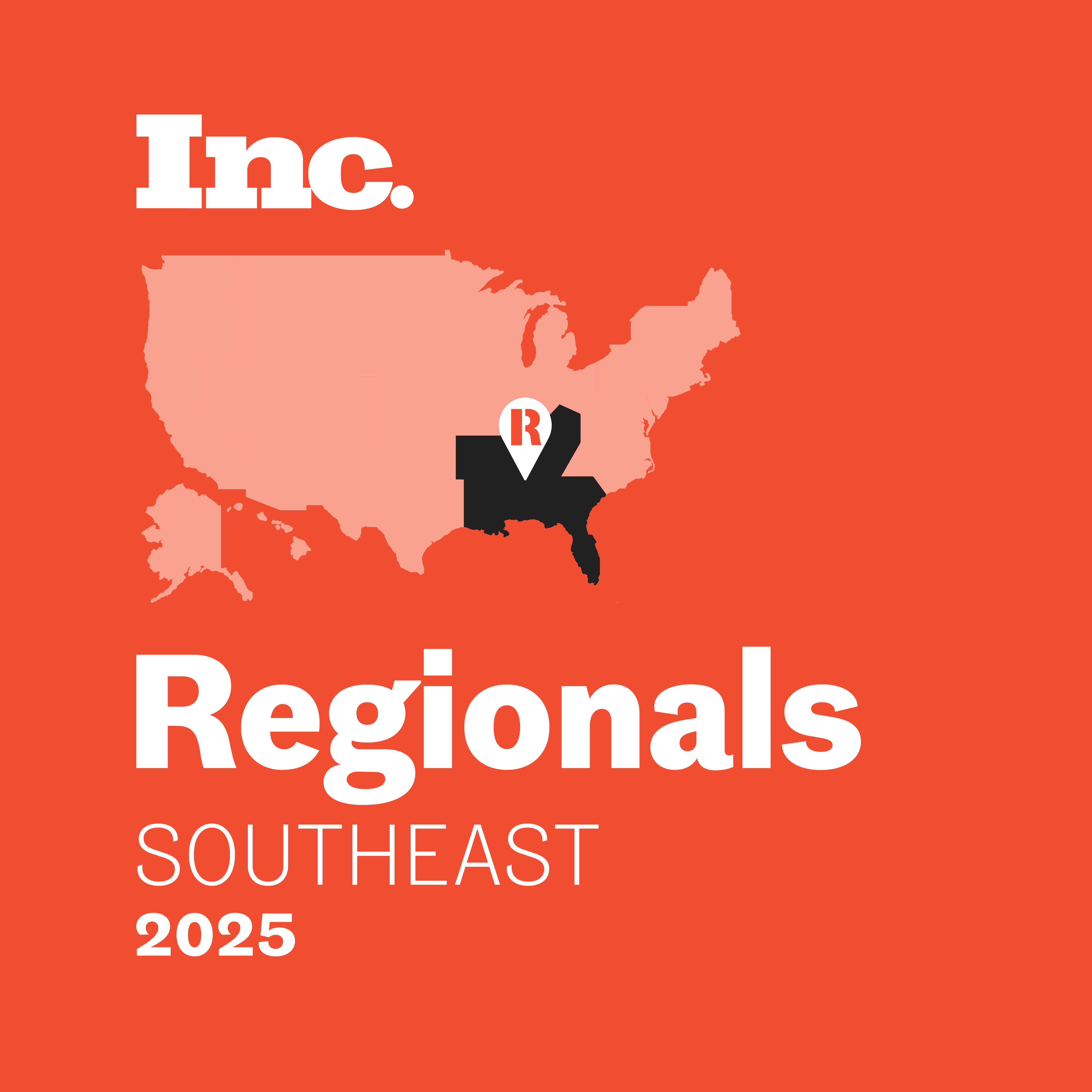 Inc. Regionals Southeast 2025 Award Badge