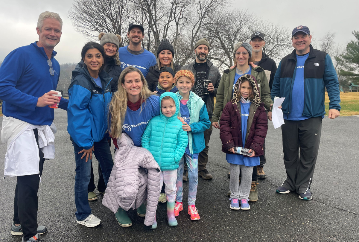 MissionTek Advisors team at a volunteering event.